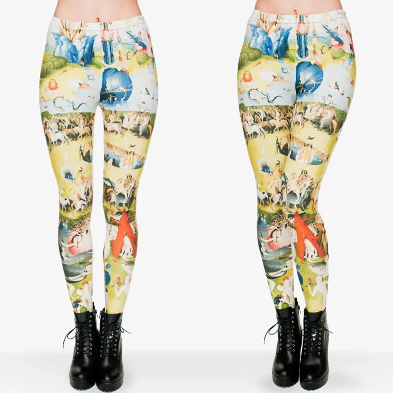 Buy Funny Workout Leggings New Polyester 3D bosh