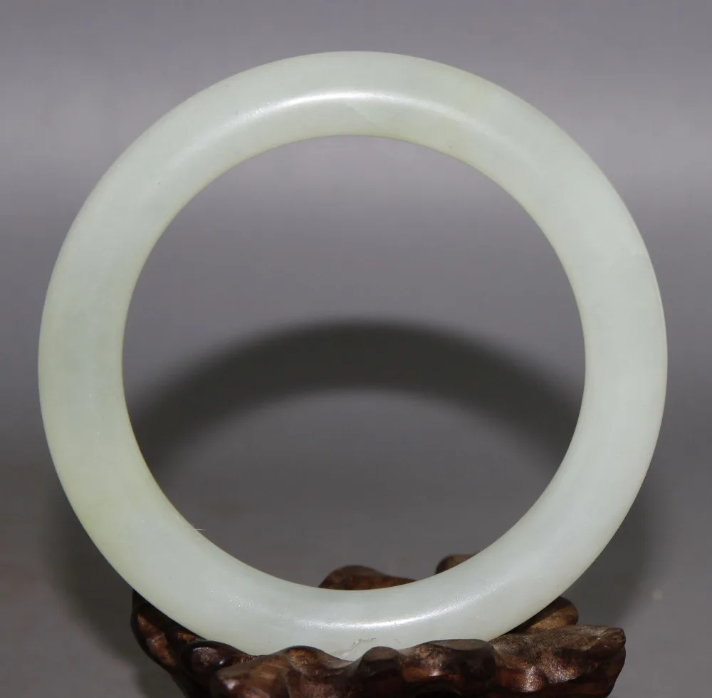 

2803 Chinese jade bangle hand-carved jade Bracelet