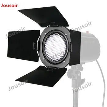 

BD-03 Pro Barn Door 3in1 with Honeycomb Grid & Gel Color Filters Barndoor Universal Mount CD50