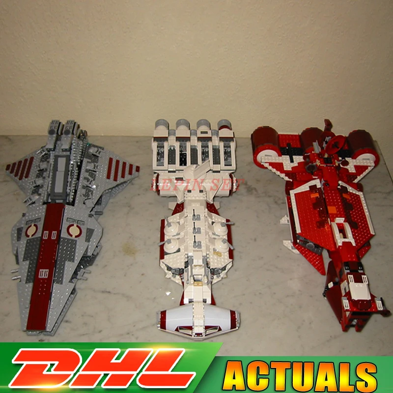

DHL 3pcs/lot Lepin Star Series 05042+ 05046+ 05070 Building Blocks Brick Educational Children Toys Compatible 8039 10019 7665