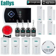 DHL! лучше, чем chuango g5 Android APP Беспроводной GSM SMS домашняя охранная сигнализация Системы, 4 полосы, Сенсорный экран