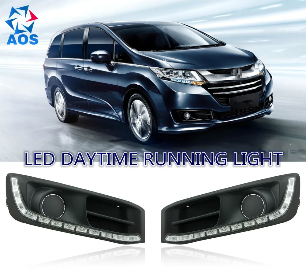 2PCs/set Super Bright car LED Daylight Daytime Running light For HONDA