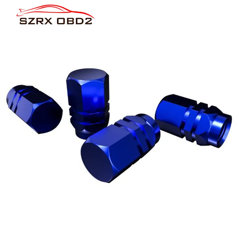 

New 4 pc/lot Universal Aluminum Car Truck Bike Motorcycle Tyre Tire Valve Core Caps Wheel Valve Stem Cap Dust Cover
