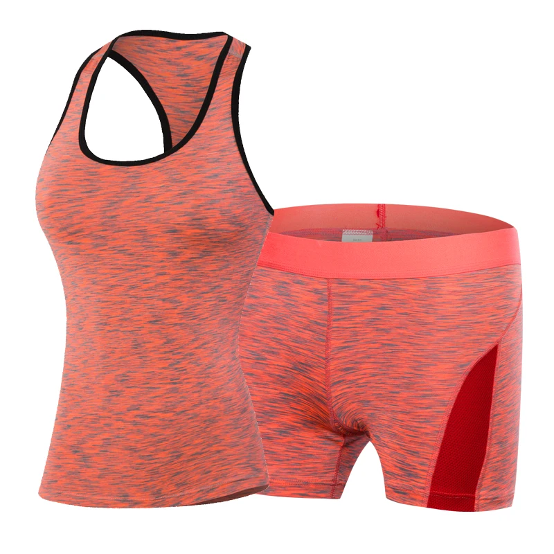 

YD Women Sports Running Set Gym Vest Top Short Female Fitness Suit Workout Clothing Quick Dry Gym Sport Suit Yoga set