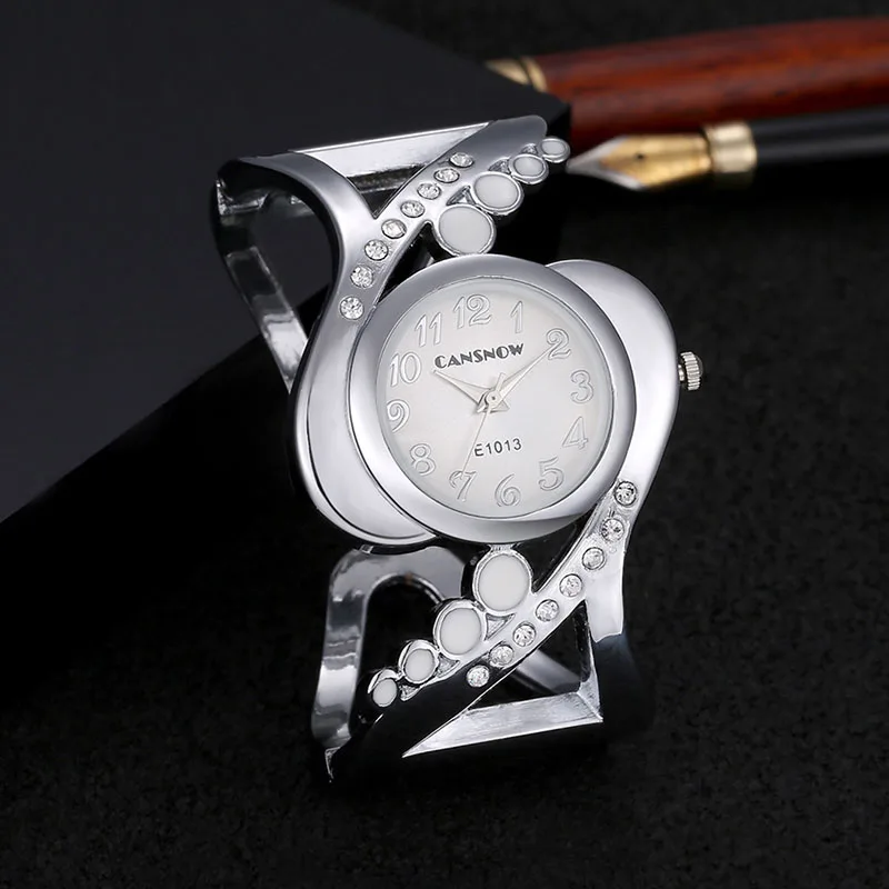 Дизайн женские наручные часы кварцевые роскошные relojes Стразы модные женские часы горячая Распродажа eleagnt mujer Часы - Цвет: Белый