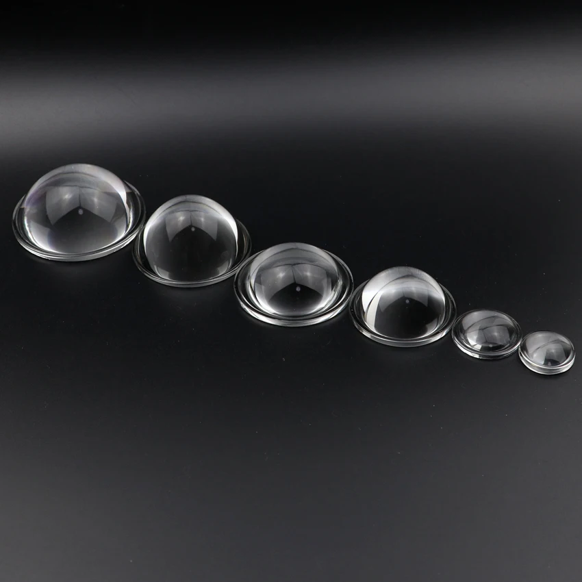 

39 44 45 50mm 52mm 60 67mm Optical Glass Plano convex condenser Lens for COB LED flashlight spot light Auto lamp Projector