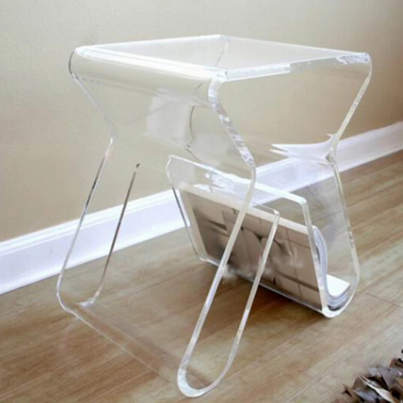 Free Shipping Clear Acrylic End Table