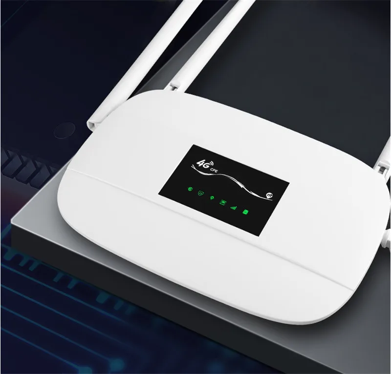 300 Мбит/с разблокированный 4G LTE Wifi роутер Крытый беспроводной CPE с 4 шт антеннами и