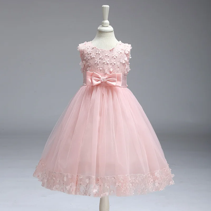 

Girls flower dresses for party and wedding Princess dresses children graduation gowns ball gowns girls vestido de festa infantil