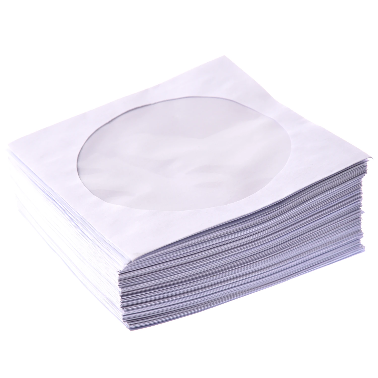 

HFES New 100 Paper CD Sleeves with Window & Flap