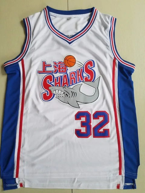 jimmer fredette jersey 32 shanghai sharks basketball jersey all jimmer fredette jersey 32 shanghai sharks basketball jersey all stitched white 2018 new