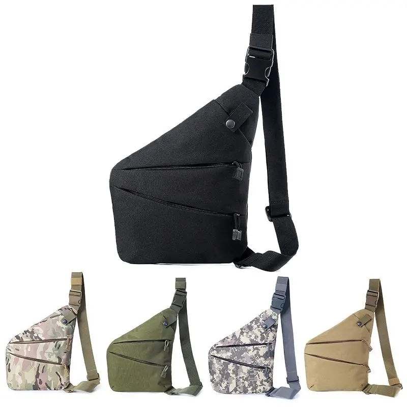 

Multifunctional Concealed Chest Bag Tactical Storage Gun Bag Anti-Theft Hunting Left/Right Shoulder Bag For Men 26 x 1.5 x 31cm