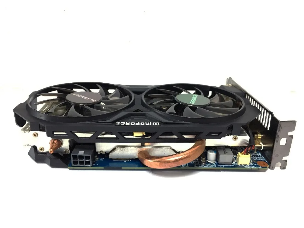Gigabyte GVI 750TOC 2GI GTX750TI GTX 750TI 2 ГБ 2G D5 DDR5 128 бит ПК настольные видеокарты компьютерные