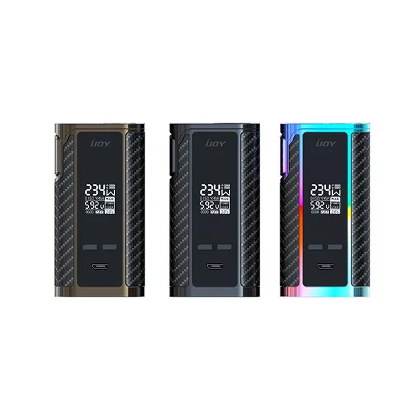 

original IJOY Captain PD270 TC Box Mod with 20700 for 18650 battery mod vape 234W electronic cigarette VT (Ni/Ti/SS)/TCR Mode