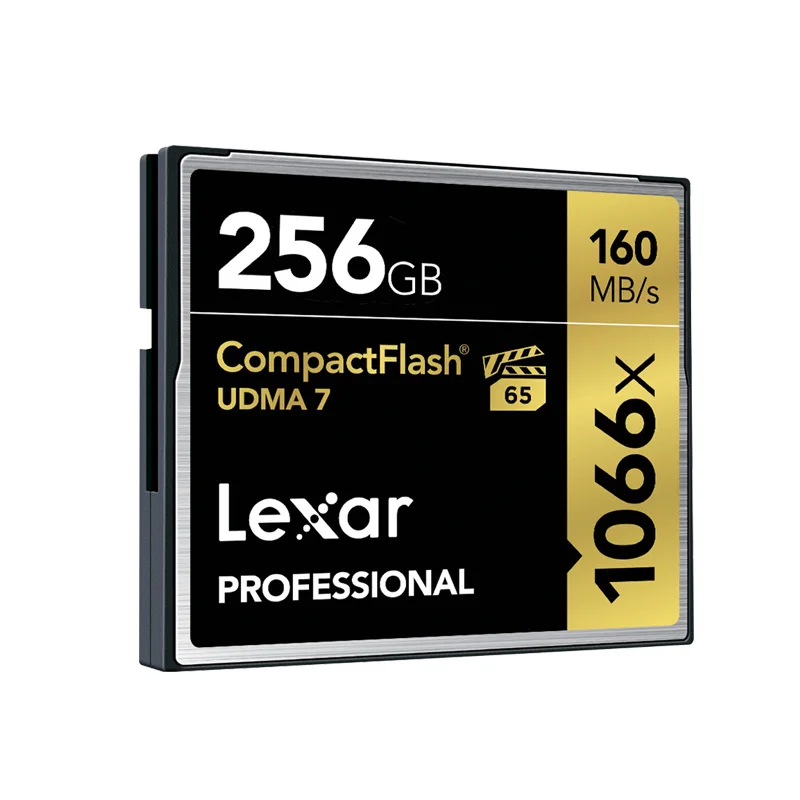 100 Original Lexar CF Card 1066x Memory Flash Card 256GB High Speed 160MB s cartao de 5