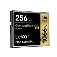 דה memoria 100% מהירות גבוהה 256GB כרטיס זיכרון פלאש כרטיס מקורי Lexar CF 1066x 160MB / s cartao דה memoria עבור memoria מצלמה וידאו 4K UHD (5)