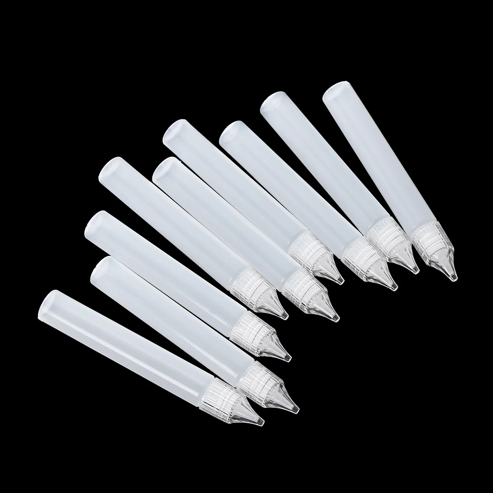 5PCS New Reuse Plastic Glue Applicator Needle Squeeze Bottle for Paper