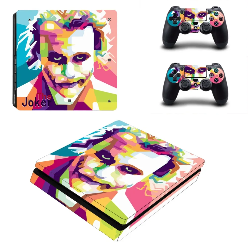 Наклейка Slim Skin для консоли Sony PlayStation 4 и контроллеров наклеек PS4 Виниловая