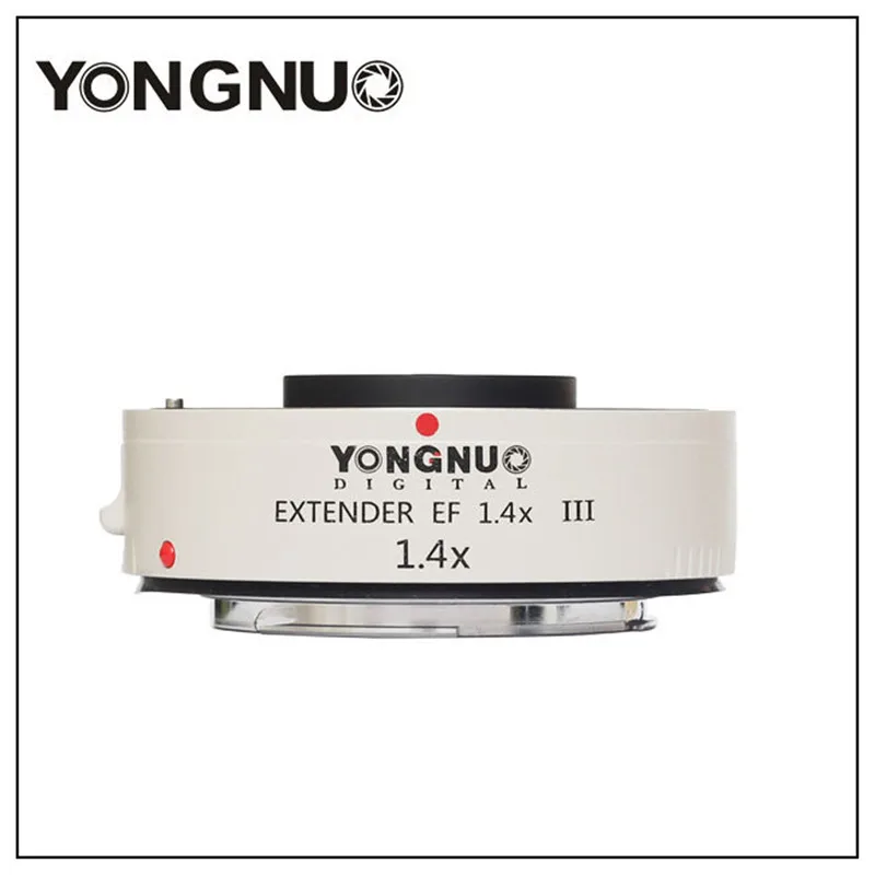 Yongnuo YN1.4XIII YN-1.4XIII удлинитель EF 1.4X телеконвертер Автофокус Объектив для Canon полный Автофокус 1D X 1Ds 1D 70D 7D 80D 7DI