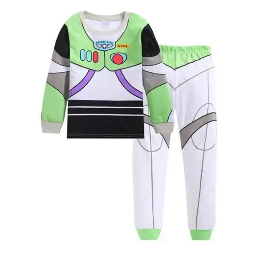 Новые весенне-осенние пижамные комплекты для маленьких девочек спортивный костюм футболка с длинными рукавами+ штаны детская одежда Комплекты для детей от 2 до 7 лет, P33 - Цвет: color at picture