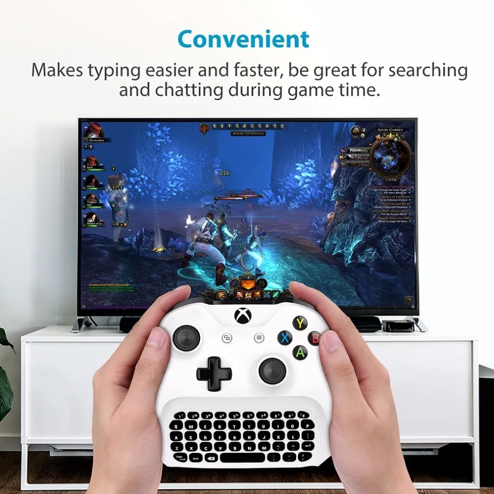  47 Keys Wireless 2.4G Practical Mini Handheld Keyboard Gaming Message Gamepad Keyboard For XBOX ONE