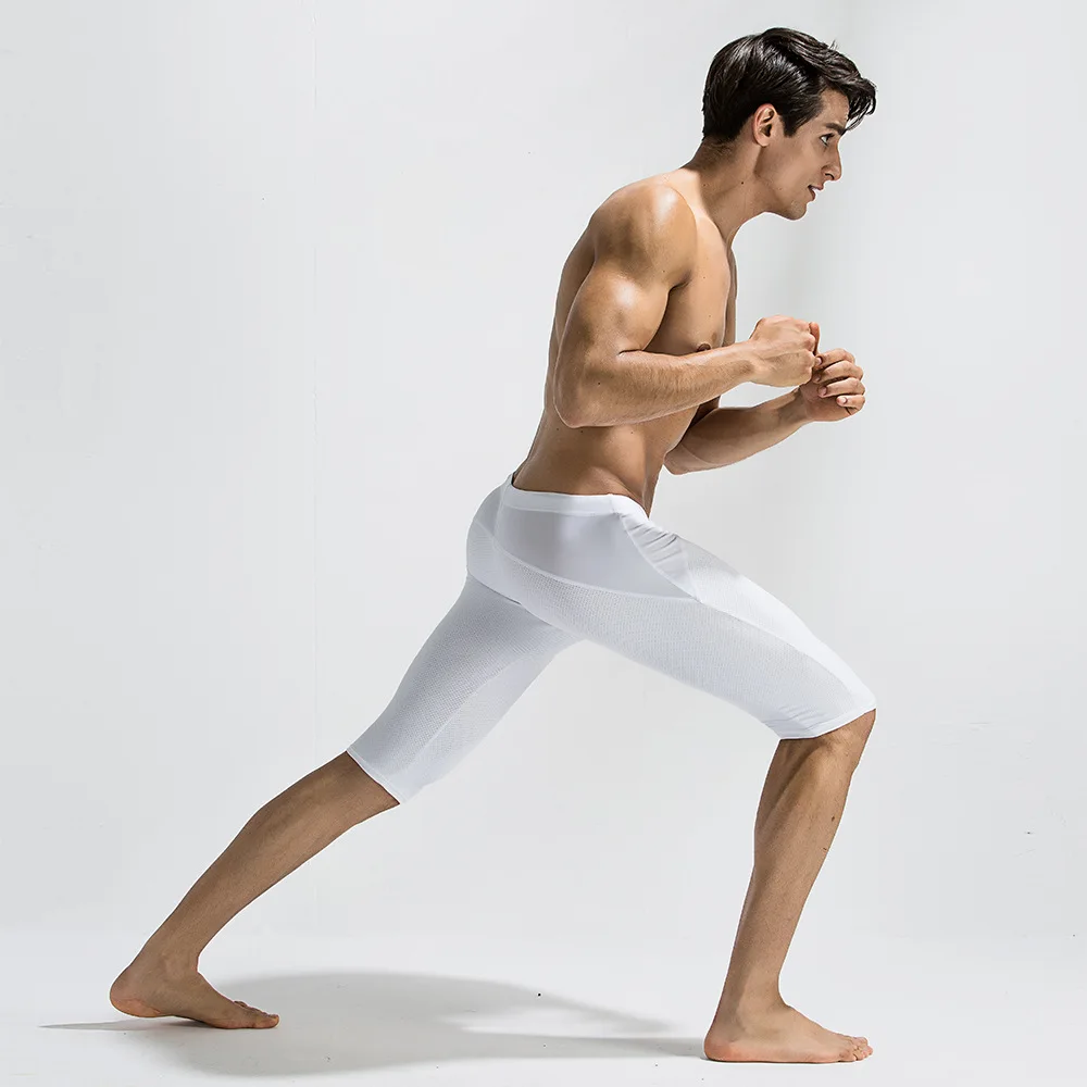 

Fitness Running Tights Men Compression Shorts Tight Man Leggings Bodybuilding Workout Man Gym Leggings Quick Dry Short Pants