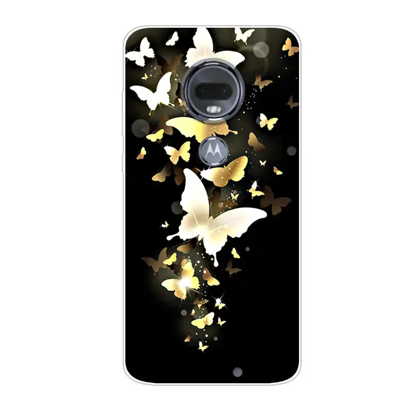 Мягкий чехол для Moto G7 мультяшный силиконовый накладка из ТПУ телефона Motorola Plus G 7