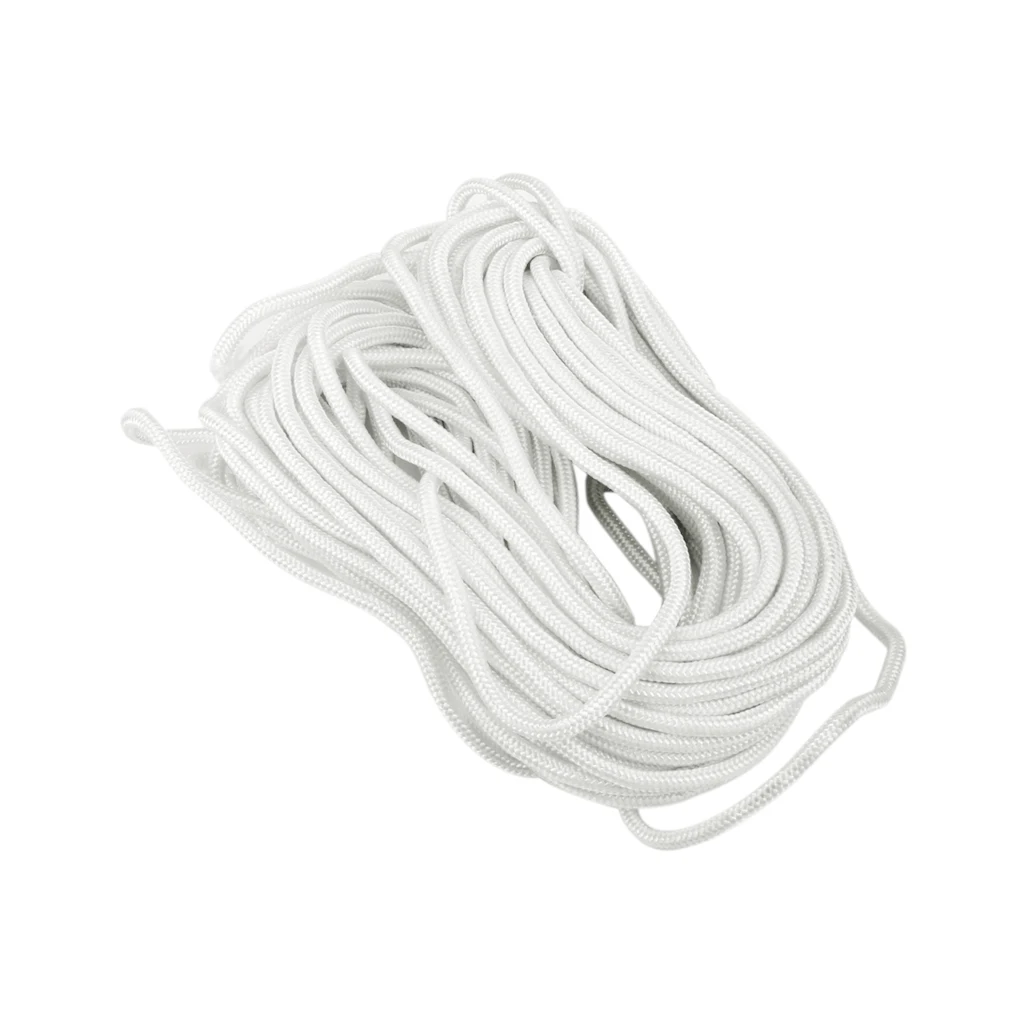 Durable 20 Meters 6MM Twisted Polyester Nylon Braided Boat Mooring Anchor Rope Line Anchor Boat  Rope 