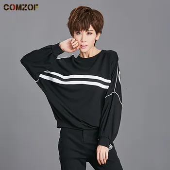 

Big size women fashion loose t shirt batwing sleeve crewneck striped oversized tee shirt femme womens spring tops clothing