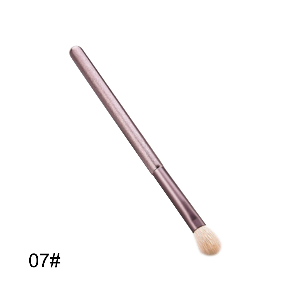 Лидер продаж 1/12 шт. кисти для макияжа набор кистей для макияжа с деревянной ручкой уход за кожей лица кисть для нанесения пудры - Handle Color: 07