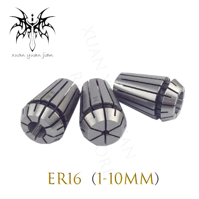 

1pc ER16 1-10mm Spring Collet Set Precision Spring Collet Set For CNC Lathe Engraving Milling Machine