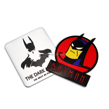 

10 x Car Styling Super Hero Batman The Dark Knight 3D Metal Chrome Aluminium Alloy 3D Emblem Badge Sticker Decal Auto Accessory