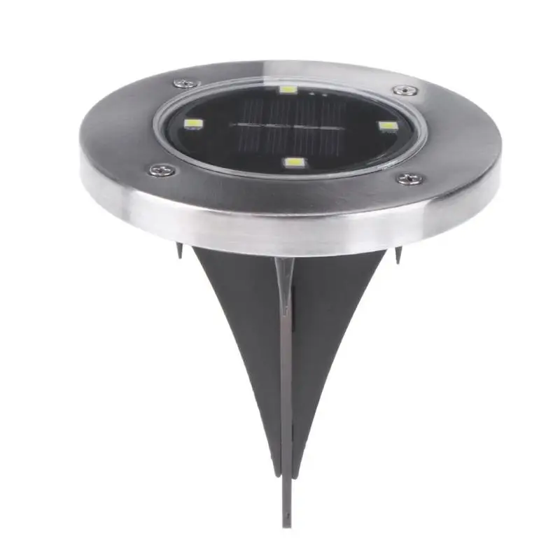 

4Leds Lawn Buried Lamps Outdoor Garden Decoration Underground Solar Light Lawn Yard Sunlight Light