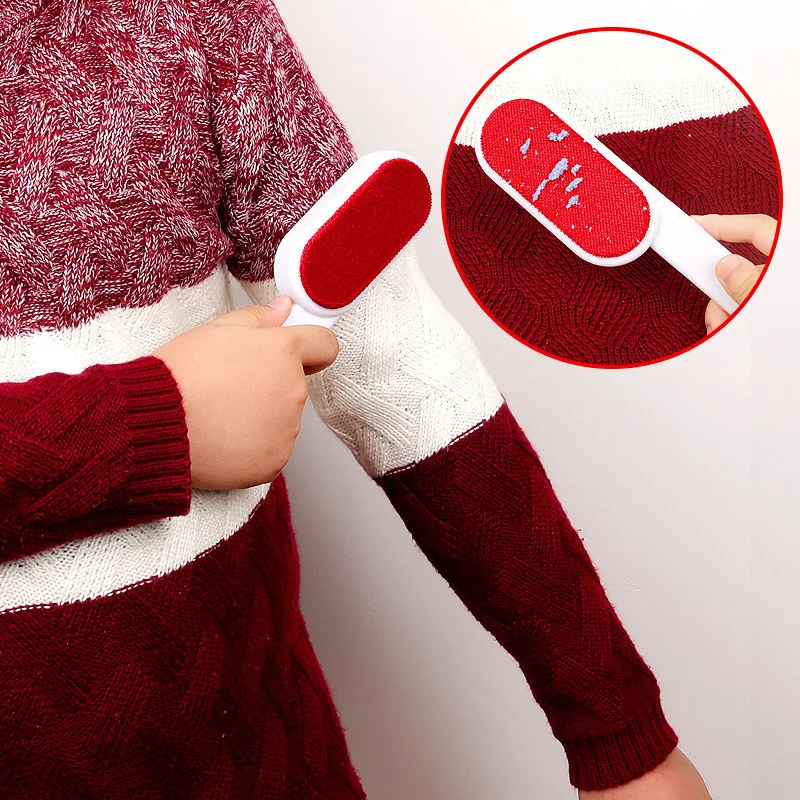 

Newest 1PCS Magic Lint Brush Removing For Clothes Bed Lint Dust Double Side Reusable Dust Hair Remover Pet Hair Cleaning Brush