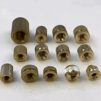 

CNC Machining parts customized pure brass flat head screws nuts DIY copper belt screw nuts bolts