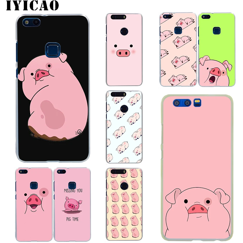 

IYICAO Gravity Falls pig Hard Case for Huawei Honor 6A 6C 7A 7C 7X 8 8X 9 10 20 9X Lite Pro Honor Play Note 10 View 20