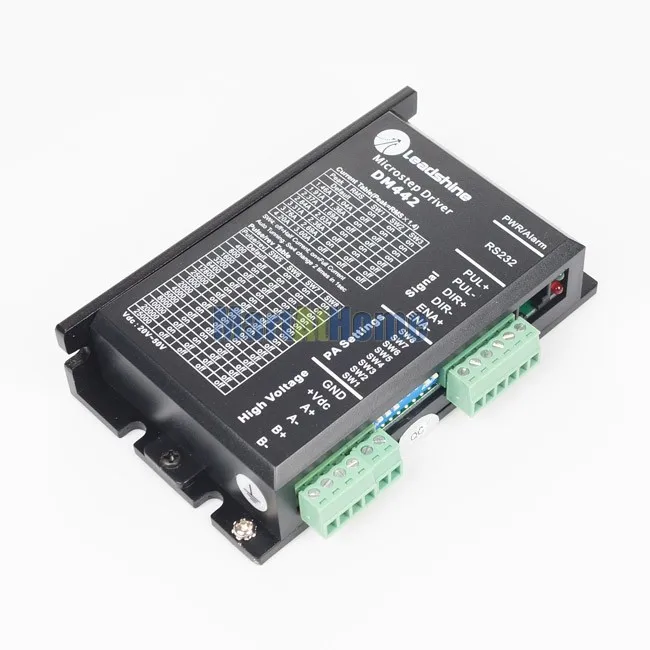 Новый Leadshine DM442 CNC 2 фазный цифровой шаговый Драйвер 40VDC 4.2A для NEMA23 57 двигатель #
