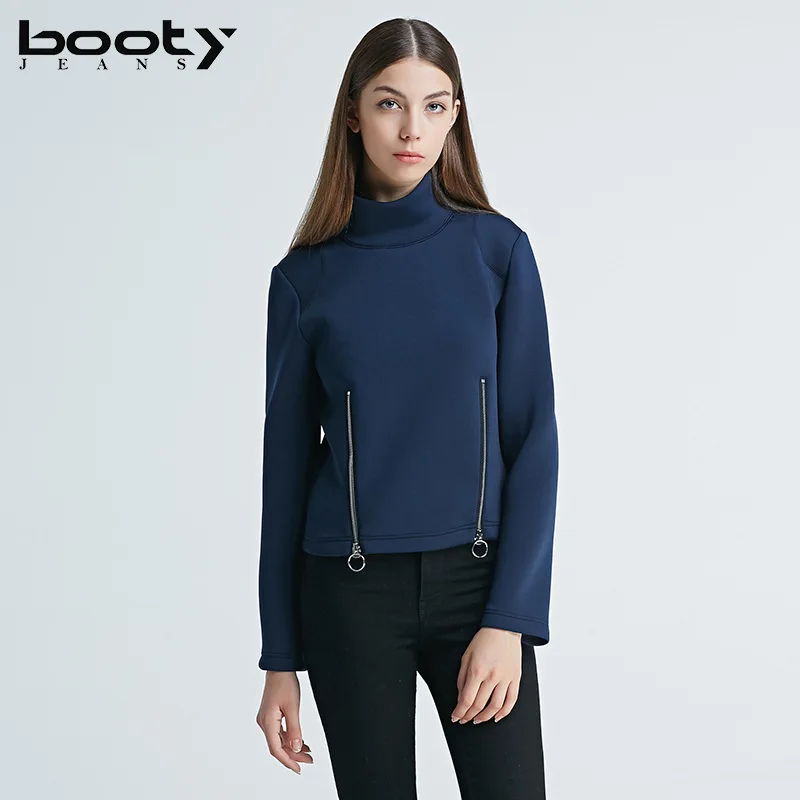 Bootyjeans High End Women's Clothing Spring Autumn New Zipper Short