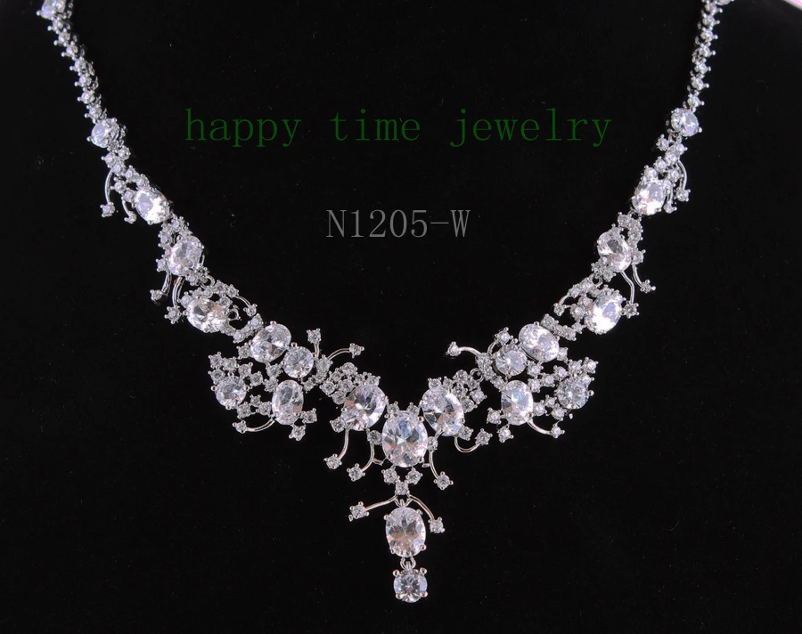 

The bride adorn article luxury jewelry Mona Lisa zircon dinner women 2015women's fashion jewelry necklace factory outlet N1205-W