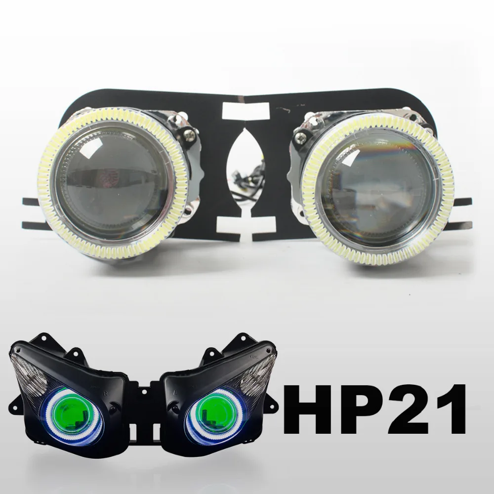 KT Headlight Suitable for Kawasaki ZX 10R ZX10R 2006 2007 LED Angel