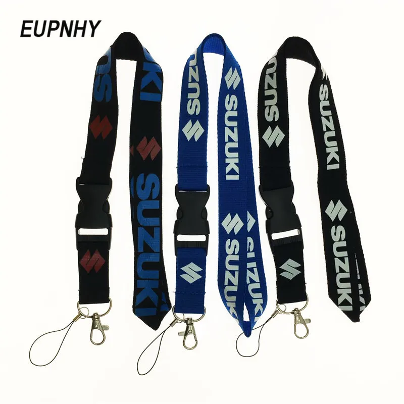 

EUPNHY 10Pcs SUZUKI Car Logo Lanyard for Keys Detachable Phone Case Keychain ID Badge Hanging Lanyard Straps