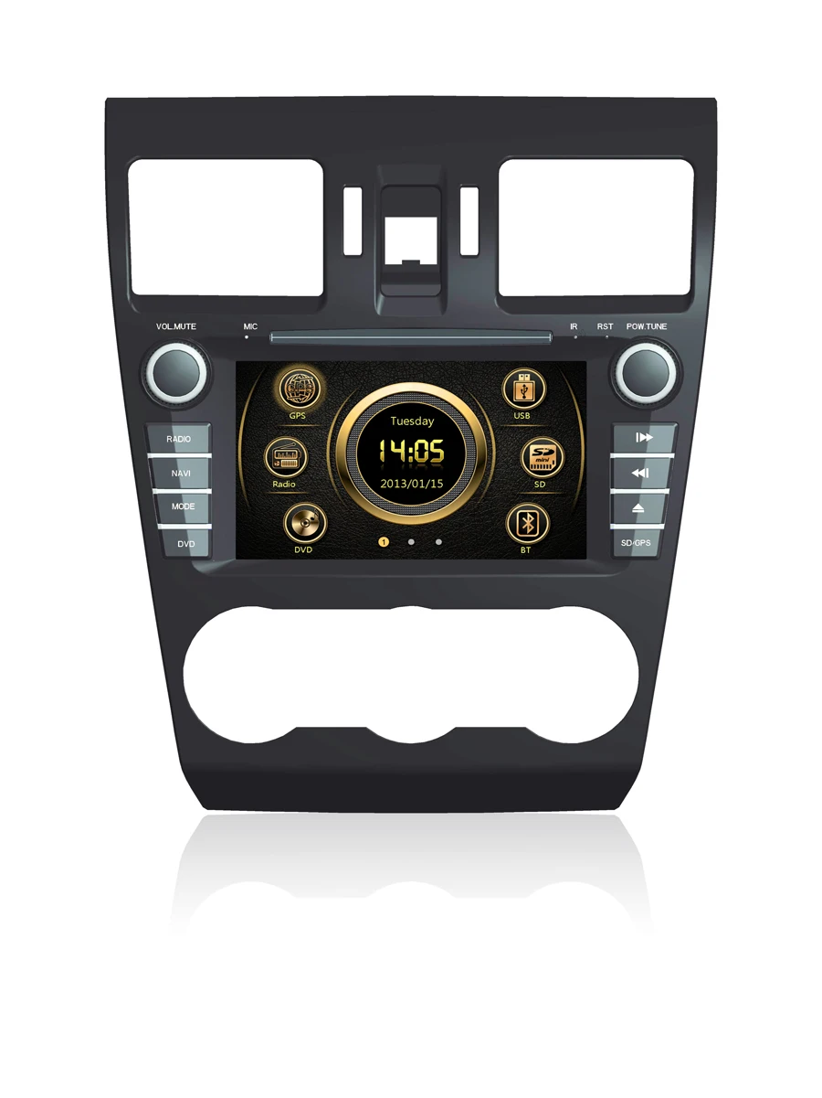 Clearance Navirider car dvd player for Subaru Forester 2014/impreza octa core android 8.1.0 car gps multimedia head unit stereo recorder 2