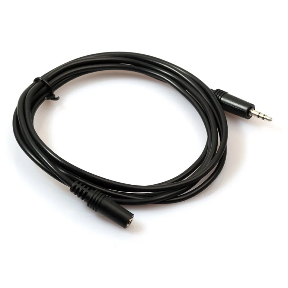

Extension Cable 0.5 Meter 3.5mm Male to 3.5mm Female Stereo Audio Black Cables*90