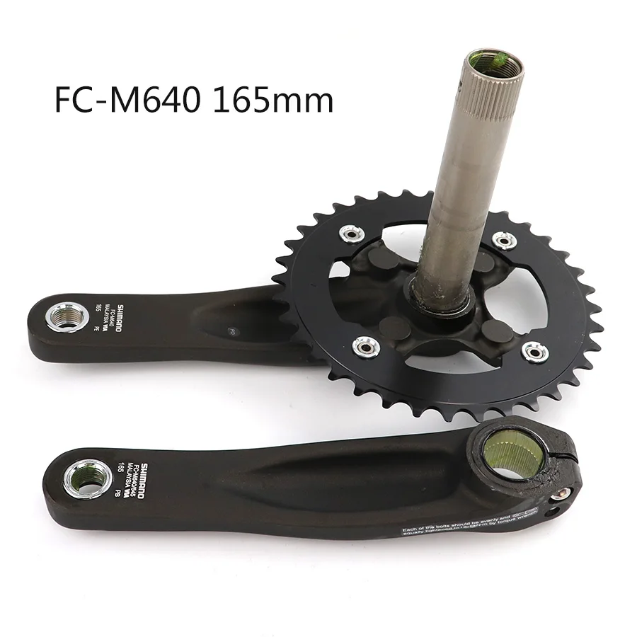 SHIMANO ZEE 10 скоростей шатуны FC-M640 FC M645 цепь колеса горного велосипеда MTB шатуны 165 мм/170 мм 36 т с BB запчасти для велосипеда