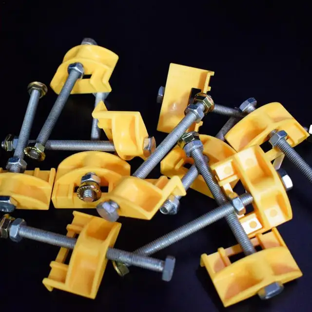 10Pcs/Pack Tile Tool Tile Leveler Height Adjuster Locator Fine Thread Rising Tool