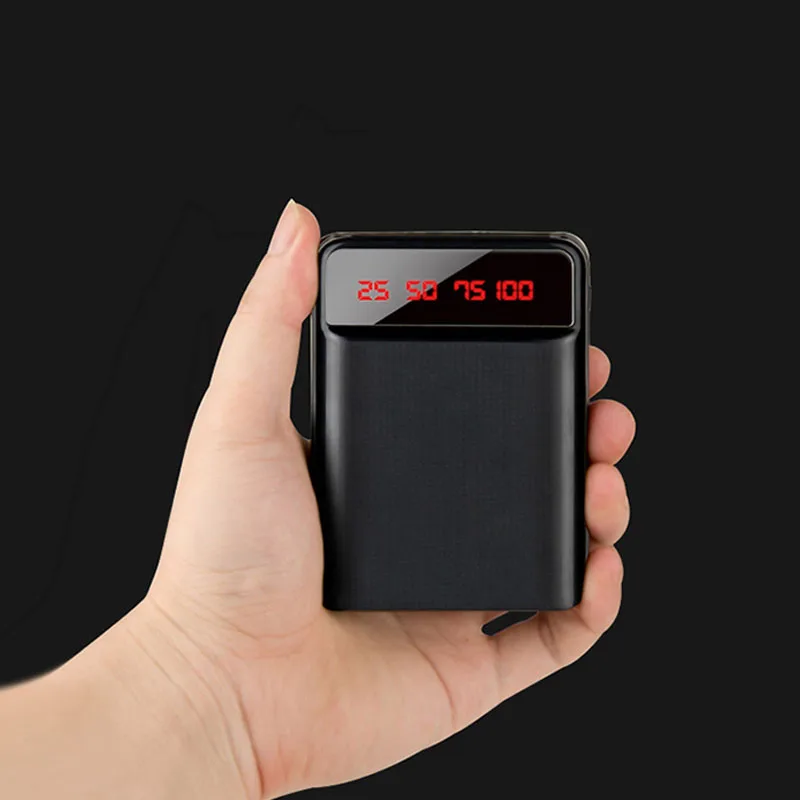  Power Bank 12000mAh Dual USB Mobile Phone Charger External Battery Fast Charge For iPhone Xiaomi Po