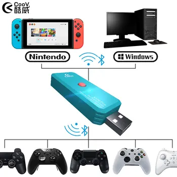 

Aolion Wireless Bluetooth Adaptor N100 PLUS with Type C OTG for Nintendo Switch PS4 Wireless Game Controller for Nintendo Switch
