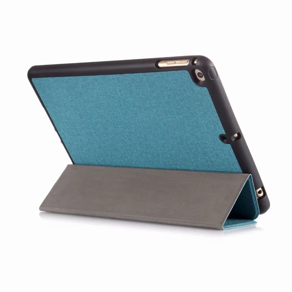 For ipad 5/6 Air 1/2 Smart Case for iPad 9.7 New Tablet Magnetic Folding PU Leather Funda Cover With Pencil Holder