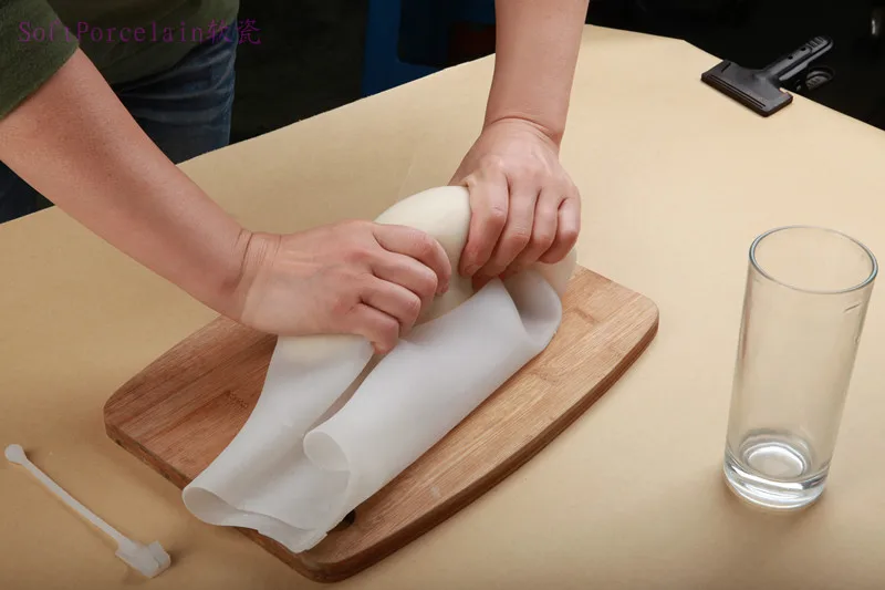 Amazing Pastry Kneading Dough Bag Silicone White Non-Stick Pastry Blender Bag DIY Home Made Dumpling Noodles Tools