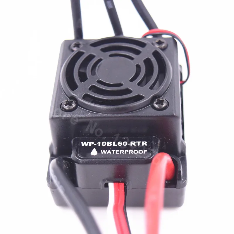 60A водонепроницаемый ESC 2S 3S SBEC 6V/3A бесщеточный Lipo NiMH 540 мотор 3660 для моделей 1/10 Scale